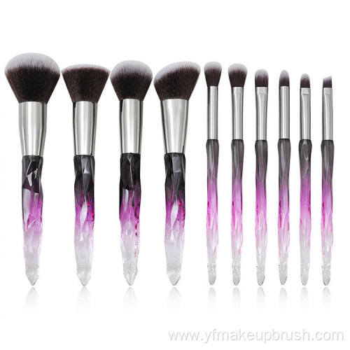 Private Label Crystal Makeup Brush With Diamonds